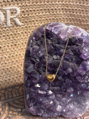 Louise Carter Gold Heart Pendant Necklace - Women Jewelry